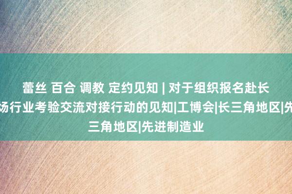 蕾丝 百合 调教 定约见知 | 对于组织报名赴长三角拓商场行业考验交流对接行动的见知|工博会|长三角地区|先进制造业